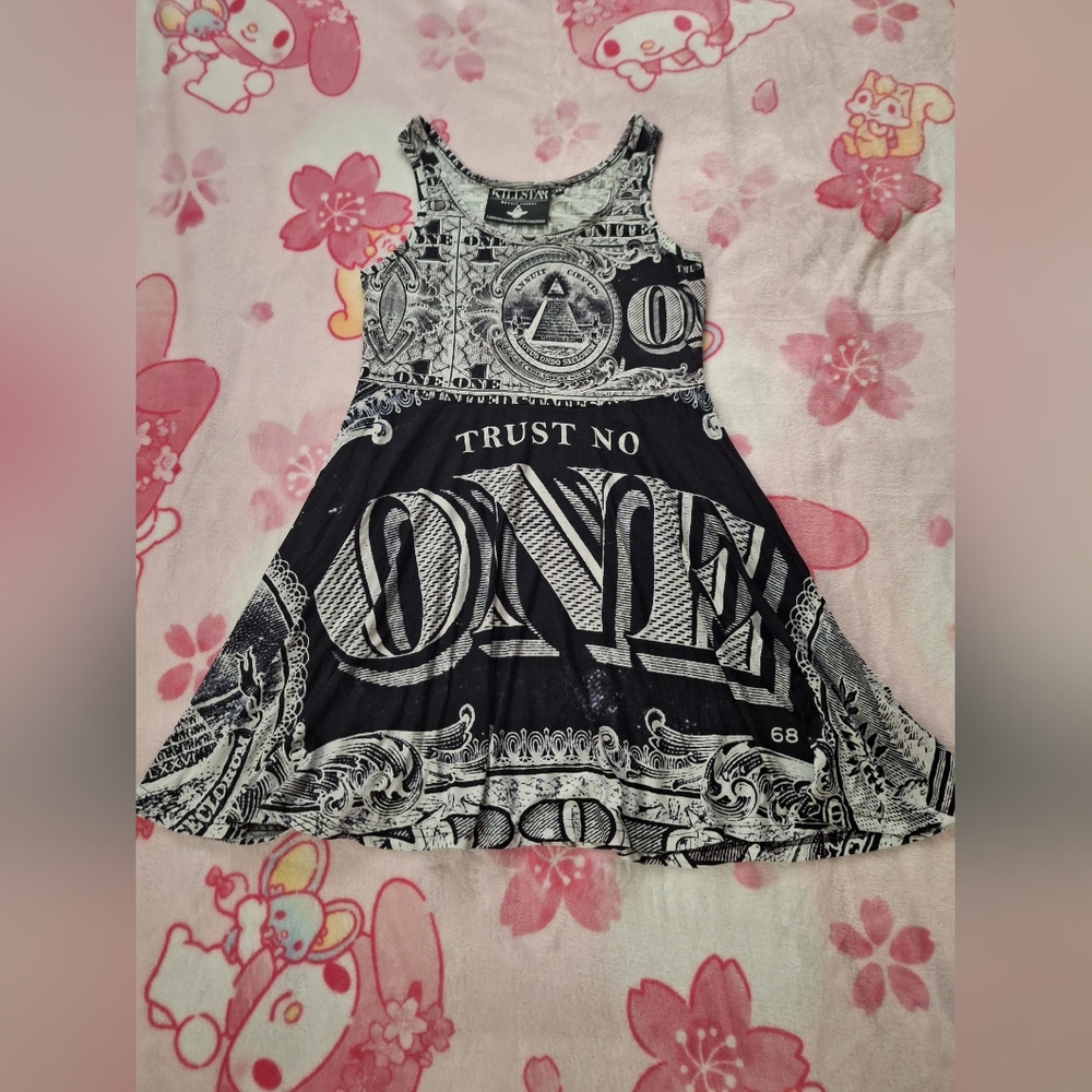 Killstar RARE Trust No One Skater Dress